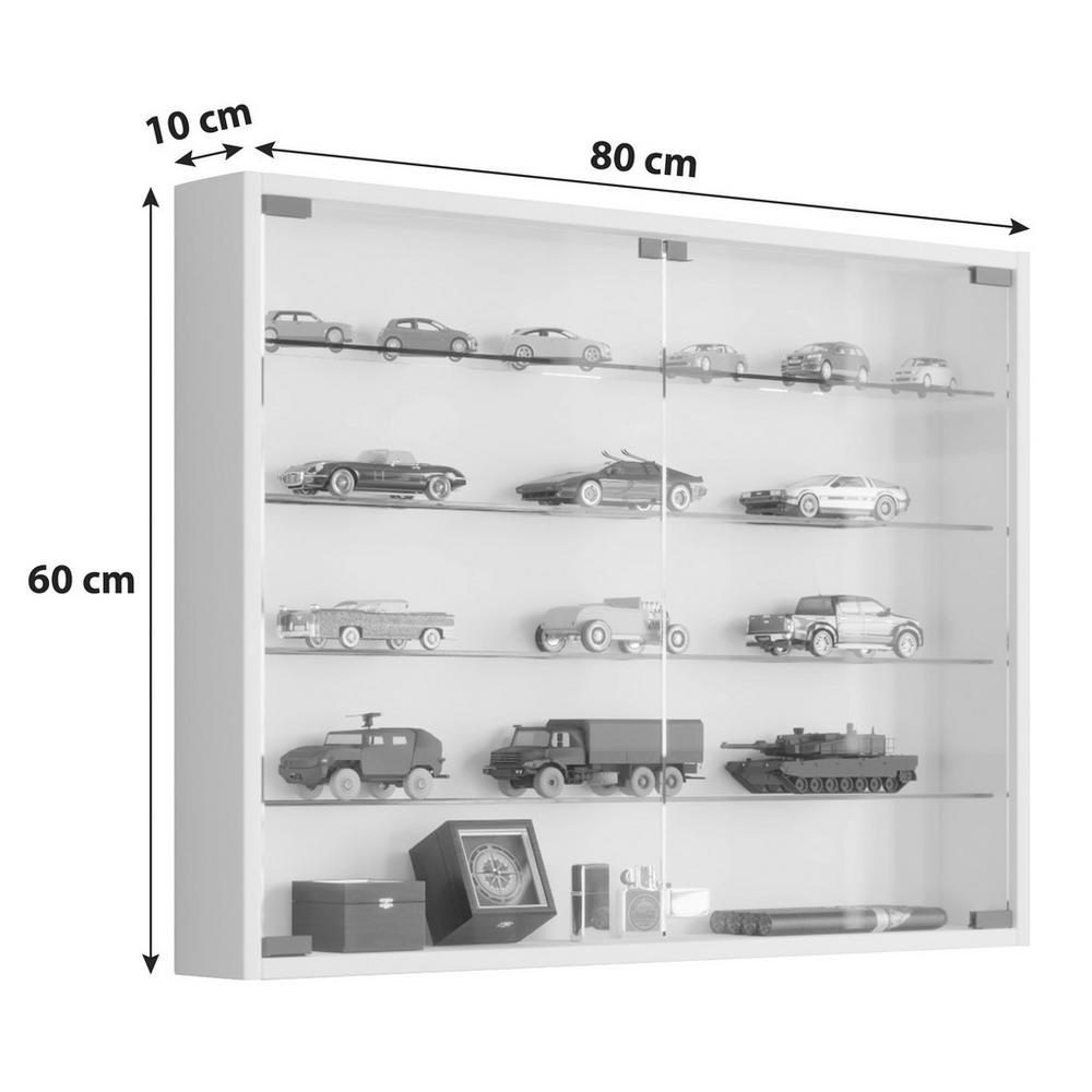 Závěsná Vitrína Mandosa L Š: 80 Cm Buk