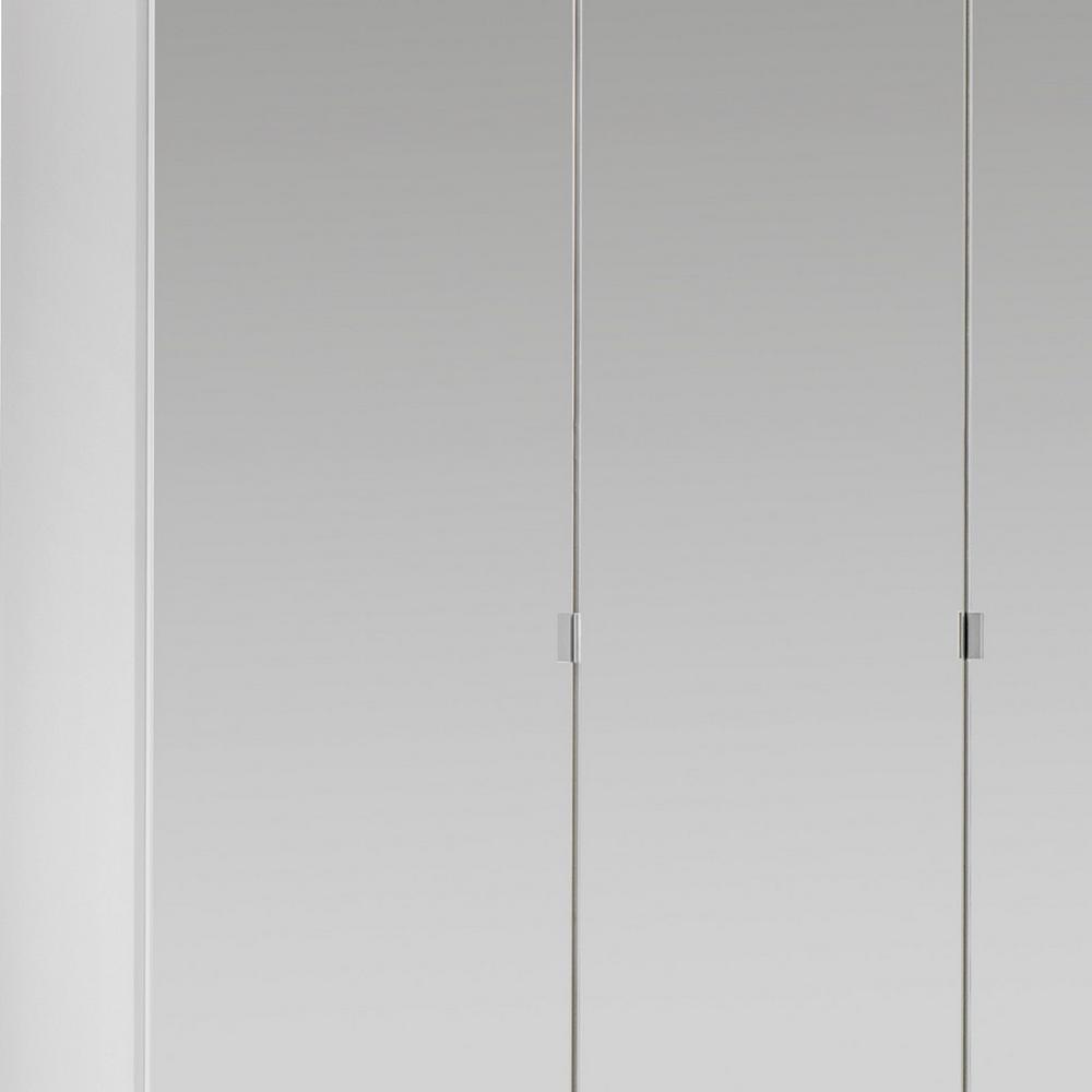 Třídveřová skříň se zrcadly Imago Bílá 135cm
